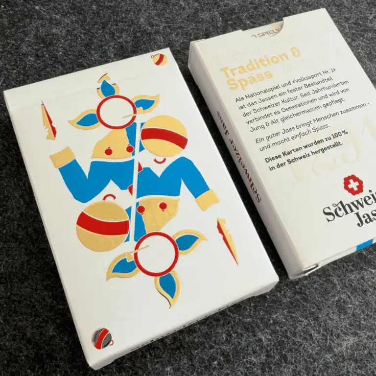 Individuelle Kartonverpackung für Jasskarten